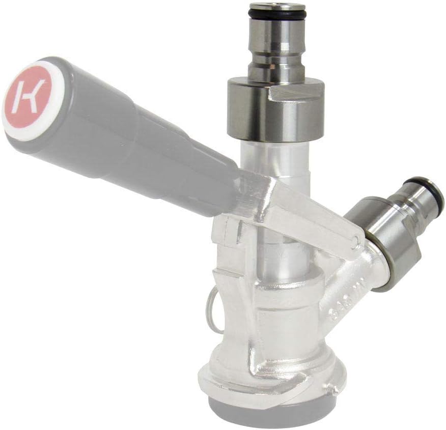 Kegco Coupler Adapters, Ball Lock, Stainless Steel
