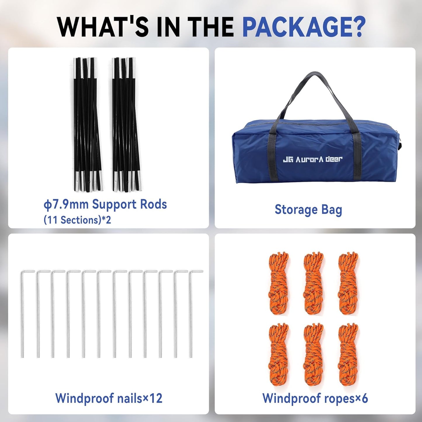 1/2/3/4 Person Tents Waterproof&Windproof Family Tents Camping-Tent,Lightweight Portable Pop Up Tent for Camping,Hiking,Mountaineering or Beach Easy to Set Up Adventures Carry Bag