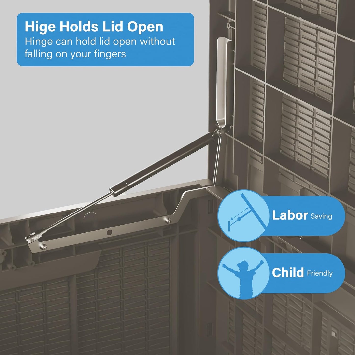 100GAL Brown Wicker - Textured Outdoor Deck Box with Lock - Waterproof, SGS - Approved UV Resistance, Aesthetic Storage for Patio Cushions and Decor, Quick and Easy to Set Up