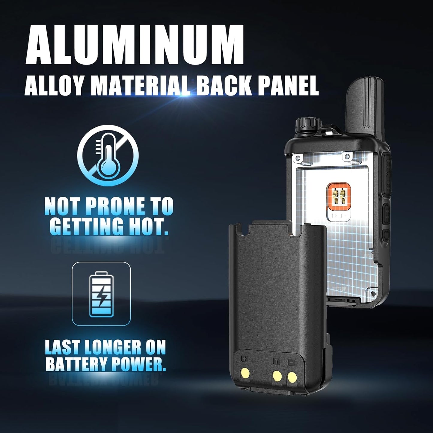 KAYOTOM Lifetime Free Global Walkie Talkies Unlimited Range PTT Push-to-Talk Over Cellular Nationwide 5000 Miles POC 4G Handheld Long Range Two Way Radio for Team Management (8-Pack with Earphones)