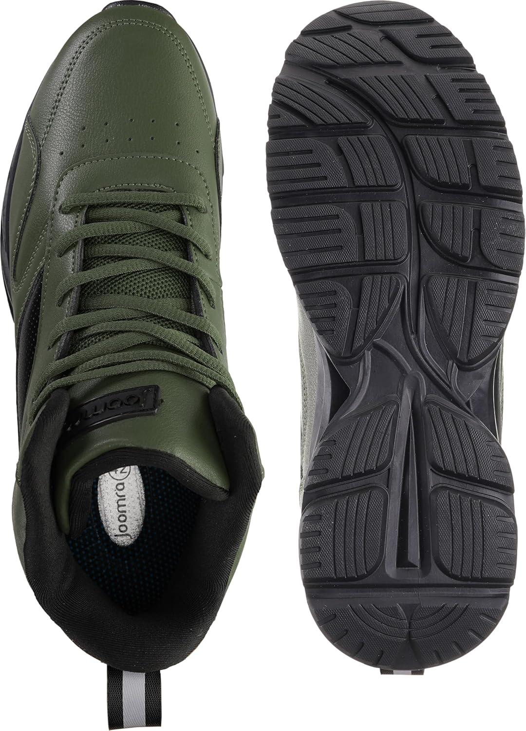 Joomra Men's Stylish Sneakers High Top Athletic-Inspired Shoes