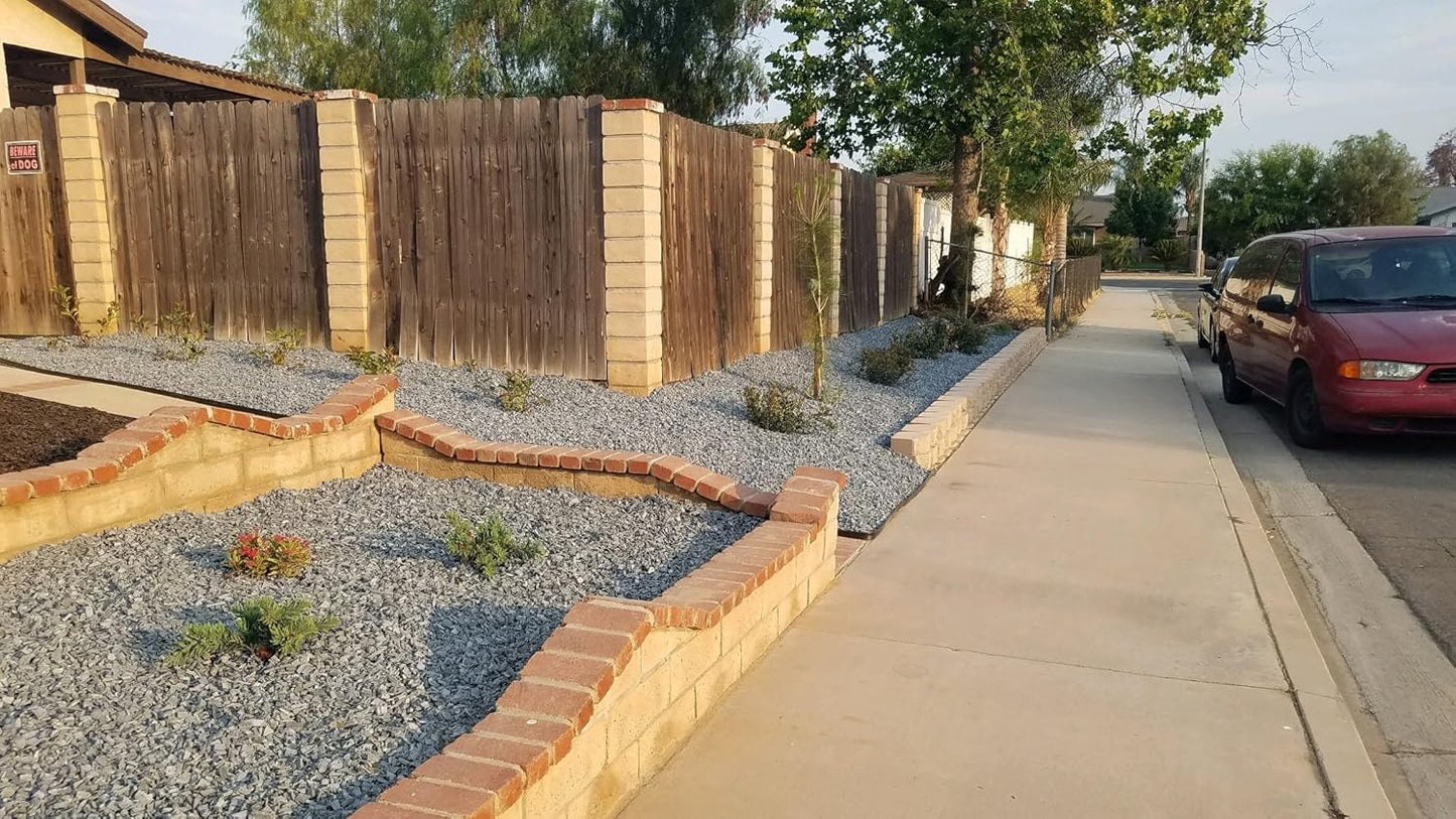 100% Wire-Free Rubber Mulch – Gray, 20 lb (0.8 cu ft) | Long-Lasting, Low Maintenance, Safe for Kids & Pets – Landscaping & Playground Ground Cover