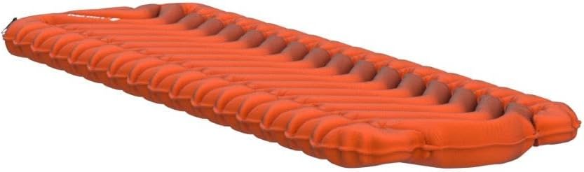 KLYMIT Static V Lightweight Inflatable Sleeping Pad | Comfortable, Lightweight, Easy to Inflate Portable Air Bed Mattress for Camping, Backpacking and Hiking — Orange