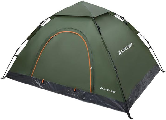 1/2/3/4 Person Tents Waterproof&Windproof Family Tents Camping-Tent,Lightweight Portable Pop Up Tent for Camping,Hiking,Mountaineering or Beach Easy to Set Up Adventures Carry Bag