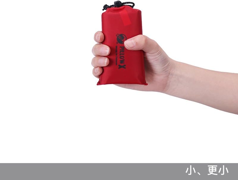 Klymit Pillow X Travel Pillow, Lightweight Inflatable Hybrid Airplane, Backpacking, Hammock, and Camping Pillow