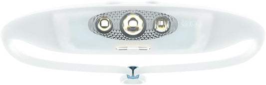 KNOG Bandicoot Run 250 USB Rechargeable LED Headlamp - Bright 40m Beam, Red Halo Mode, IP67 Waterproof Camping Headlamp - Comfortable Anti-Odor Silicone Strap for Running, Blue