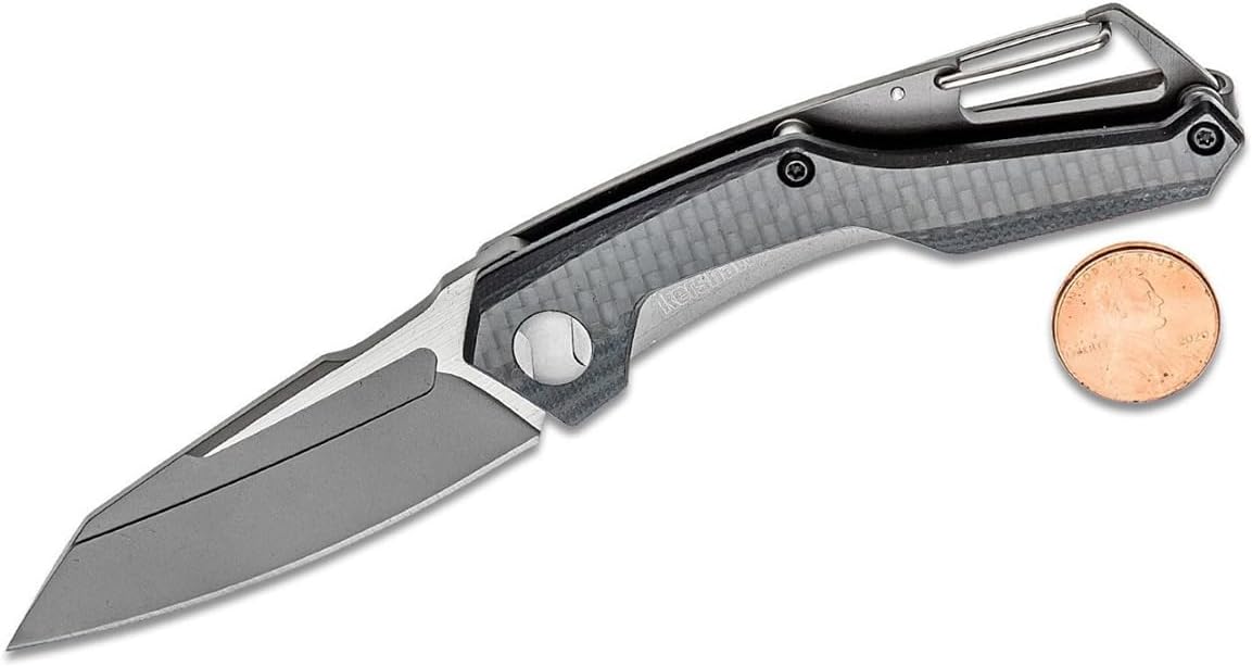 Kershaw Reverb Pocket Knife, 2.5-in. 8Cr13MoV Manual Open Blade, Lightweight, Outdoor Knife for Hiking, Camping