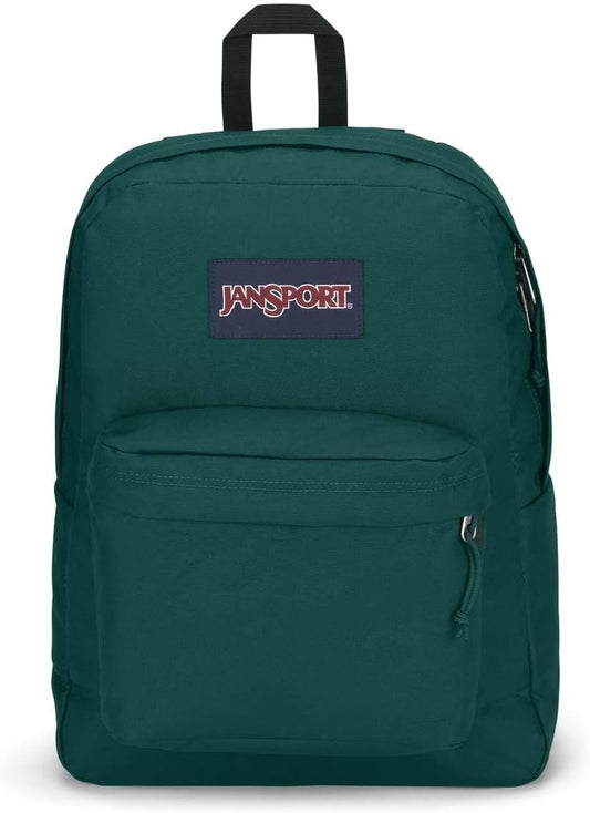 JanSport SuperBreak One Backpacks - Durable, Lightweight Bag with 1 Main Compartment, Front Utility Pocket with Built-in Organizer - Premium Backpack - Deep Juniper