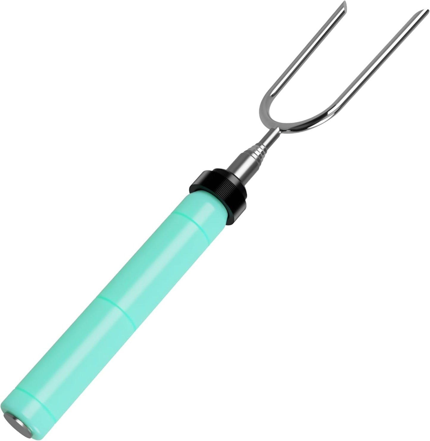 Jolly Green Products Rotating Marshmallow Roasting Sticks for Campfire & Bonfire | Extra Long Hot Dog & Smores Sticks for Fire Pit | Camping Smores Kit | Retractable Campfire Skewers | 1 Pack