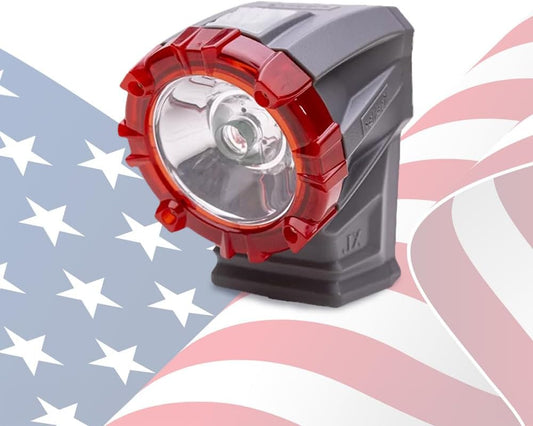 Koehler LI-8000-XL LED Cap Lamp – MSHA Certified, 185 Lumens, Water & Drop Resistant, Advanced LED Technology, Made in USA – Durable Mining Headlamp for Maximum Safety