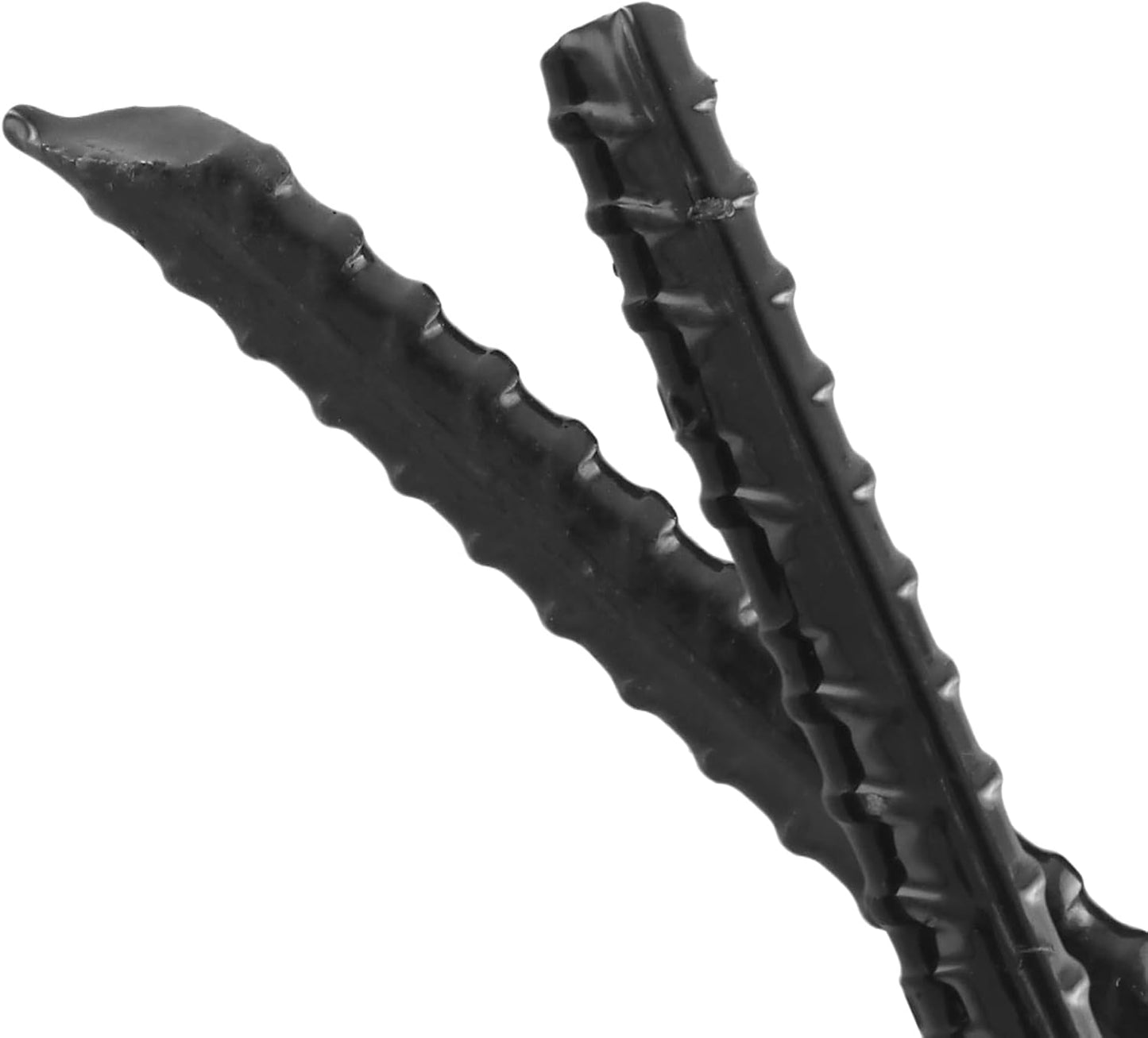 KINJOEK 20 PCS 12 Inch Straight Rebar Stakes, Heavy Duty Ground Anchor with Chisel Point End, Garden Stake Metal Camping Tent Spikes for Garden Camping Tent Fence Trampoline