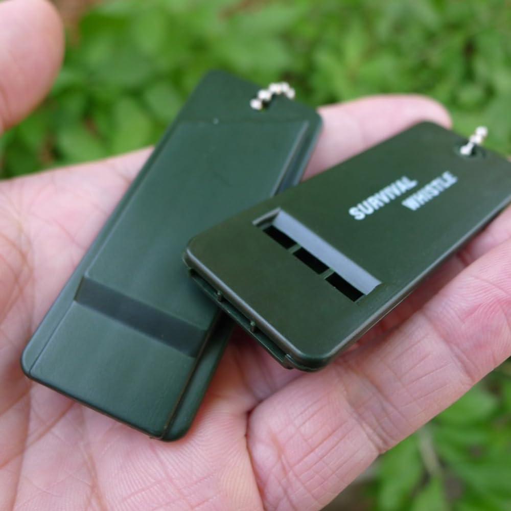 15 pcs Emergency Whistles, Outdoor Lifeguard Safety Whistle for Outdoor Camping Hiking Boating Hunting Fishing Backpacking Kayak Kids Rescue Signaling Loud Survival Whistle