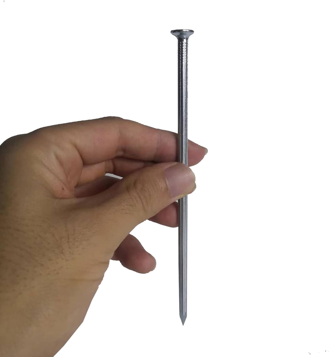 140 Pcs Metal Edging Stakes,6 Inch Galvanized Landscape Edging Spikes,Garden Edging Nails for Paver Edging,Turf,Weed Barriers,Tent and More