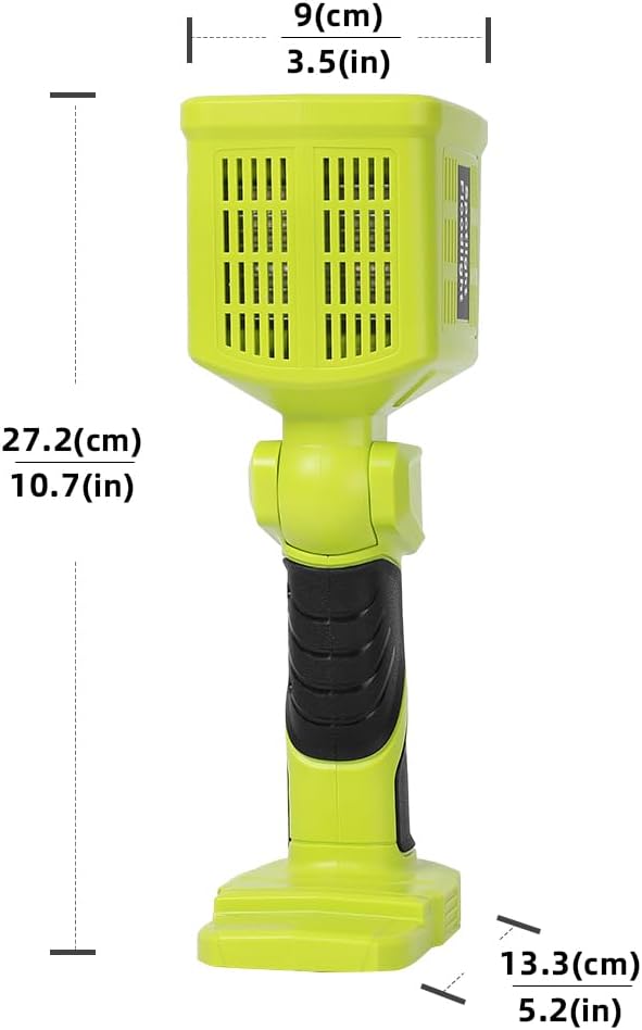 1600LM Flashlight for Ryobi ONE+ 18V Li-ion Ni-Cad Ni-Mh Battery, Portable Handheld Flashlight Project Light for Camping Workshop Garage Car Repairing, Emergency and Job Site(Battery not Included)