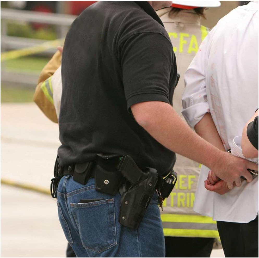 10 in 1 police Tactical belt Security Guard Belt,Versatile Military Modular Equipment System Molded Duty Belt Set for Law Enforcement