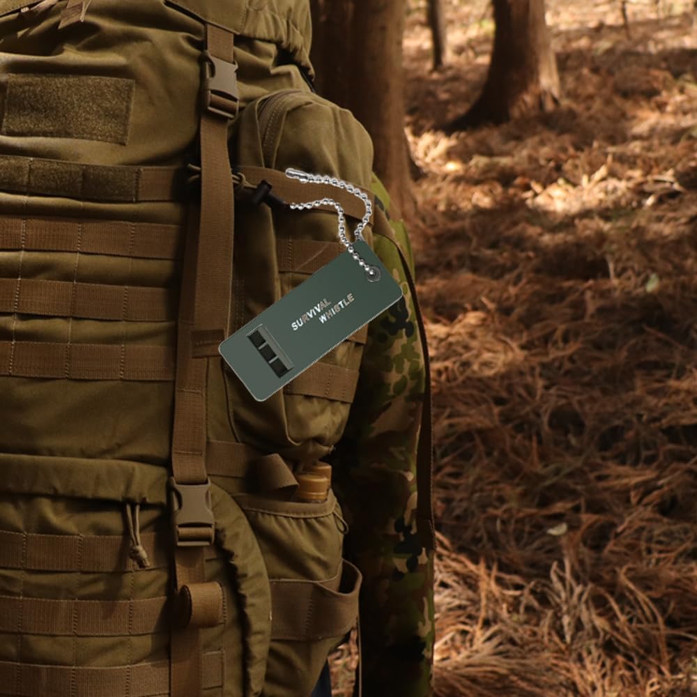 15 pcs Emergency Whistles, Outdoor Lifeguard Safety Whistle for Outdoor Camping Hiking Boating Hunting Fishing Backpacking Kayak Kids Rescue Signaling Loud Survival Whistle