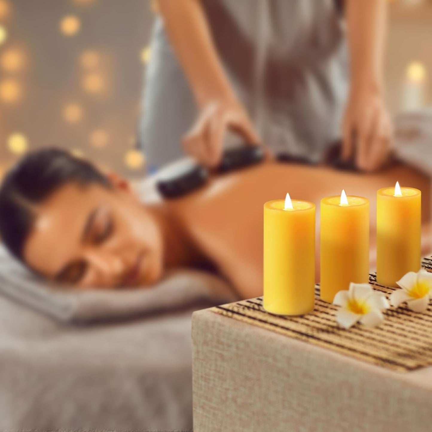 16 Pack Natural Beeswax Pillar Candles,560 Hours Long Burning Bees Wax Candle for Home,Prayer,Emergency,Dripless Smokeless Organic Beeswax Candles Bluk 2x4in