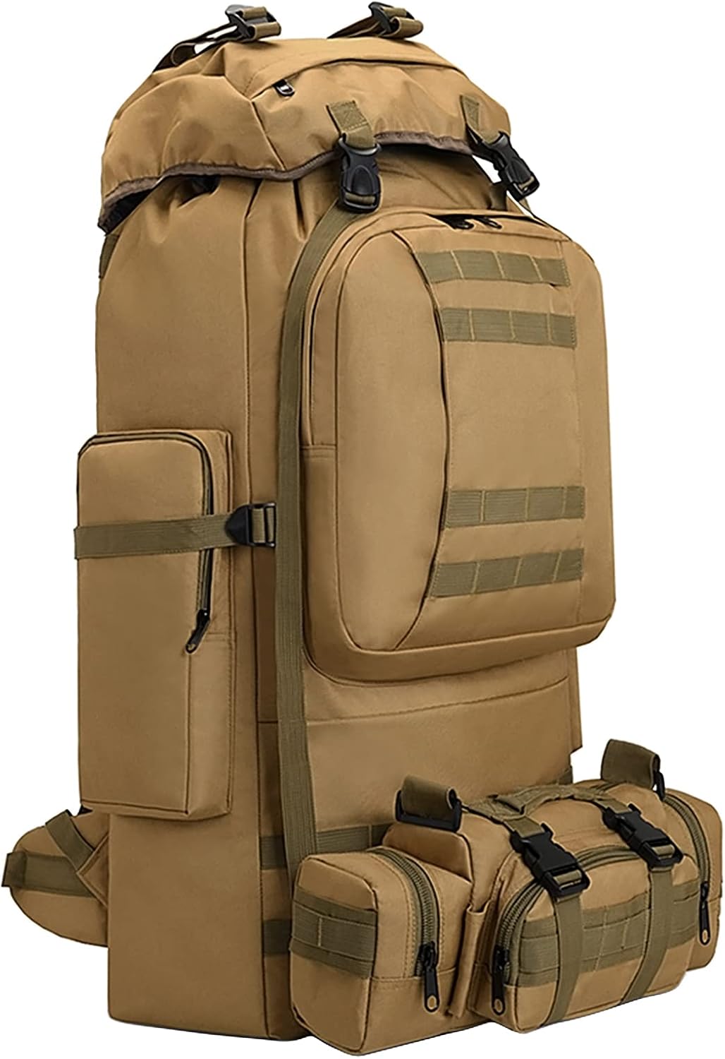 King'sGuard 100L Camping Hiking Backpack Molle Rucksack Military Camping Backpacking Daypack