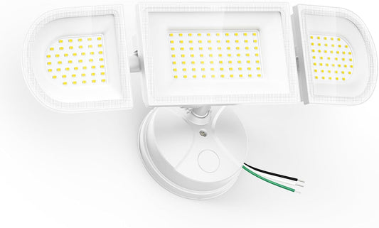 150W Flood Lights Outdoor Waterproof IP65, Exterior LED Floodlights with 3 Adjustable Heads, 15000LM Super Bright Security Lights Fixture, Outside Lights for House, Backyard