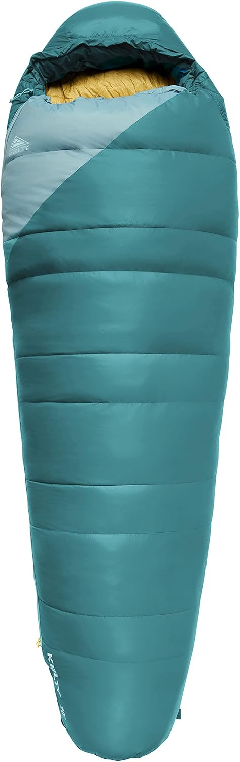 Kelty Cosmic 20 Down Mummy Sleeping Bag for Backpacking, Campers, 550 Fill Power, Recycled Fabrics with PFAS-Free DWR, Designed in Sunny Colorado,