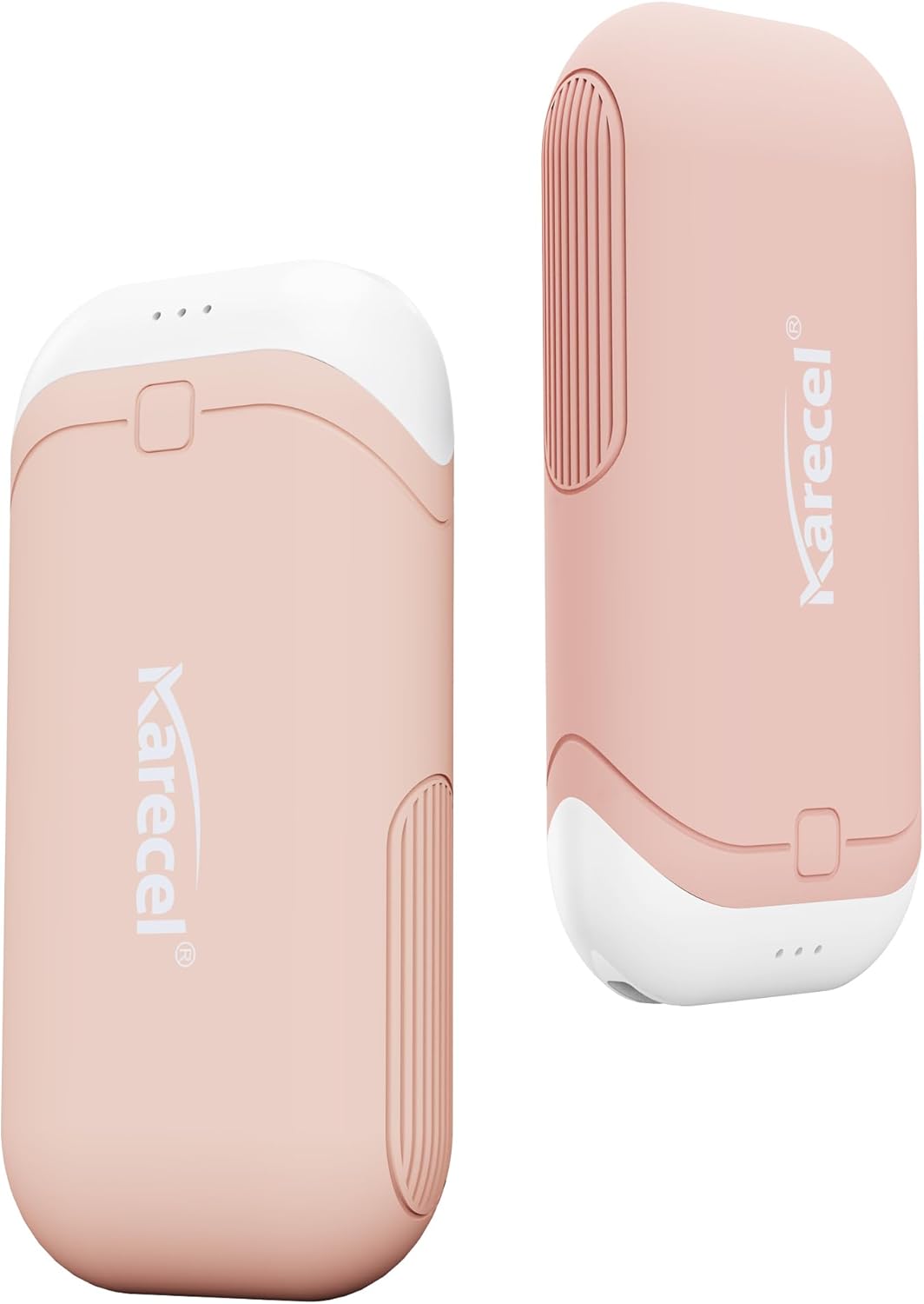 Karecel Hand Warmers Rechargeable 2 Pack, 10,000mAh Thermally Conductive Silicone Hand Warmers for 360° Double-Sided Heat, Portable Pocket-Sized USB Electric Handwarmer, Electronic Gifts for Men Women