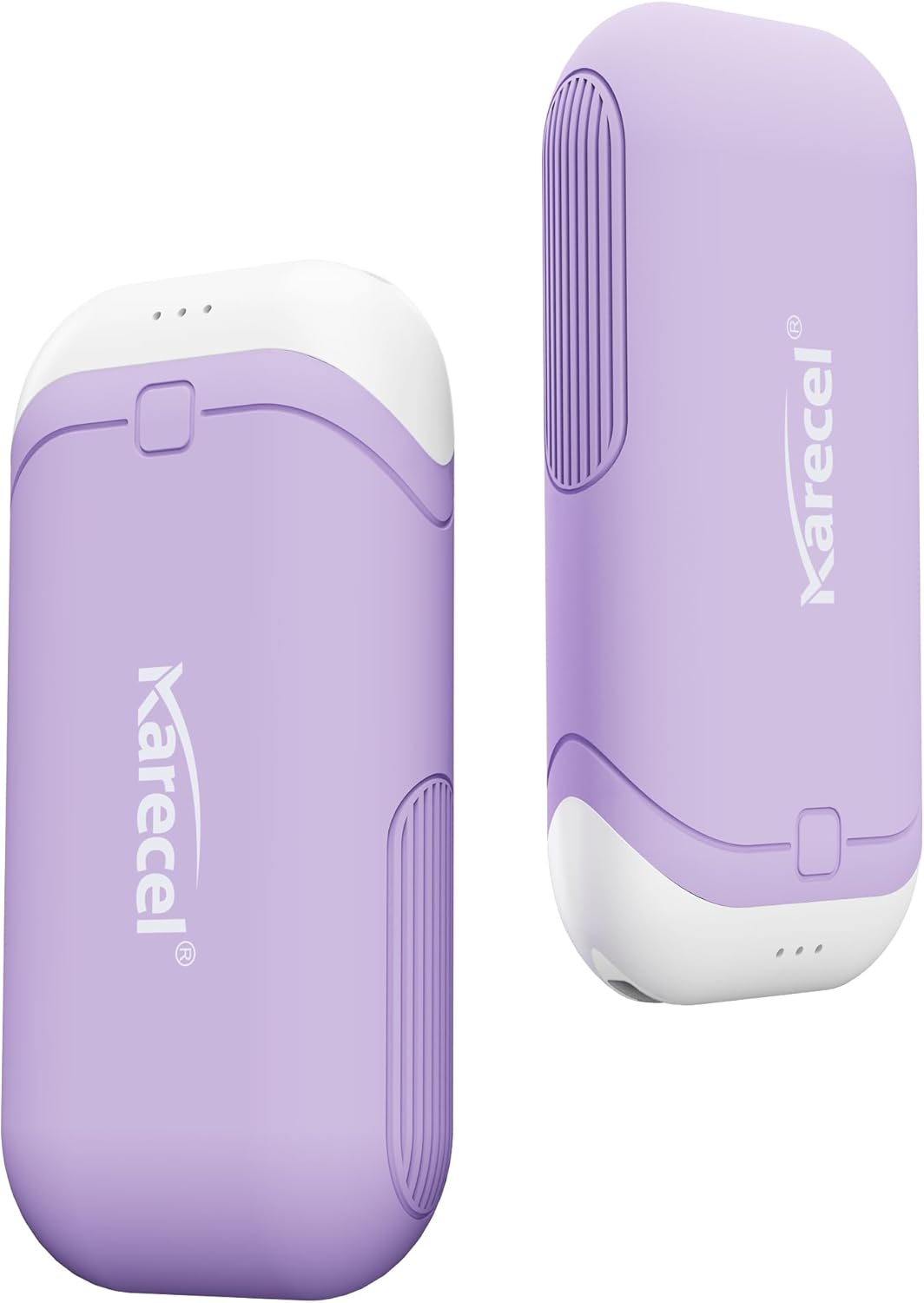 Karecel Hand Warmers Rechargeable 2 Pack, 10,000mAh Thermally Conductive Silicone Hand Warmers for 360° Double-Sided Heat, Portable Pocket-Sized USB Electric Handwarmer, Electronic Gifts for Men Women