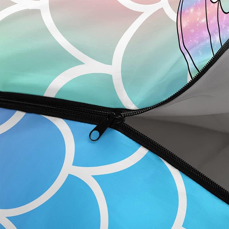 Kids Sleeping Bag for Boys Girls,Rocket Moon Print-Lightweight Warm Portable Outdoor Indoor-Waterproof Cold Weather Resistant Sleeping Bag for Camping Hiking