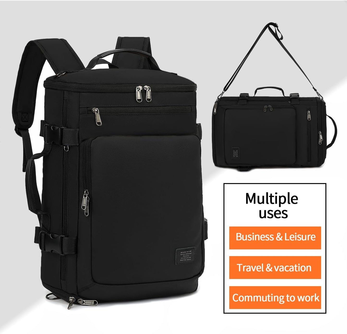 Kalesi Gym Duffle Bag Backpack 4-Way Waterproof with Shoes Compartment for travel Sport Hiking laptop