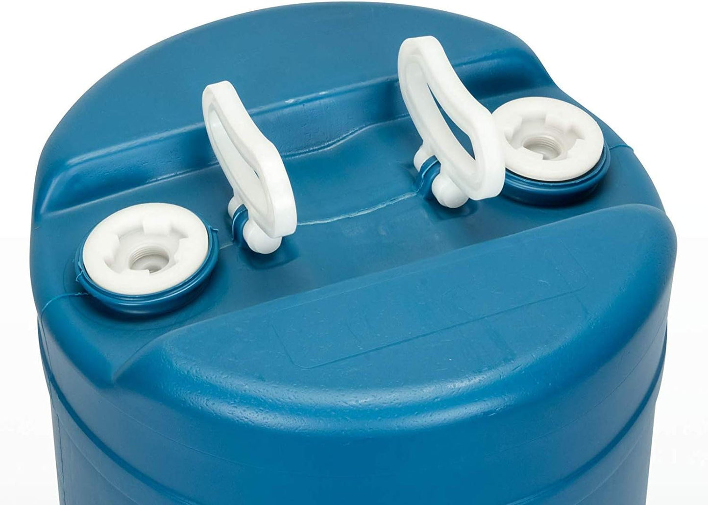 15 Gallon Emergency Water Storage Barrel - Preparedness Supply - Water Tank Drum Container - Portable, Reusable, BPA Free, Food Grade Plastic (2 Tank)