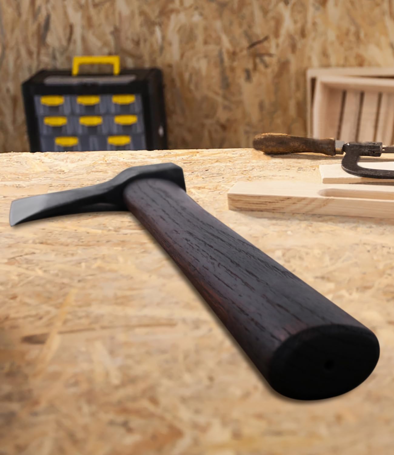 15.7" Competition Axes, 1065 Manganese Steel Throwing Hatchet, Beech Wood Handle for Axe Throwing