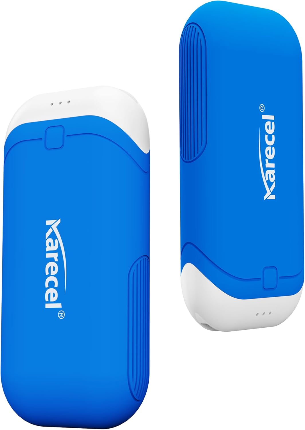 Karecel Hand Warmers Rechargeable 2 Pack, 10,000mAh Thermally Conductive Silicone Hand Warmers for 360° Double-Sided Heat, Portable Pocket-Sized USB Electric Handwarmer, Electronic Gifts for Men Women