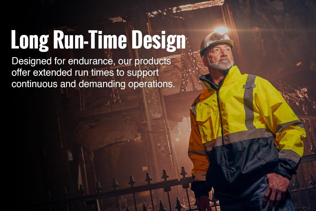 Koehler LI-8000-XL LED Cap Lamp – MSHA Certified, 185 Lumens, Water & Drop Resistant, Advanced LED Technology, Made in USA – Durable Mining Headlamp for Maximum Safety