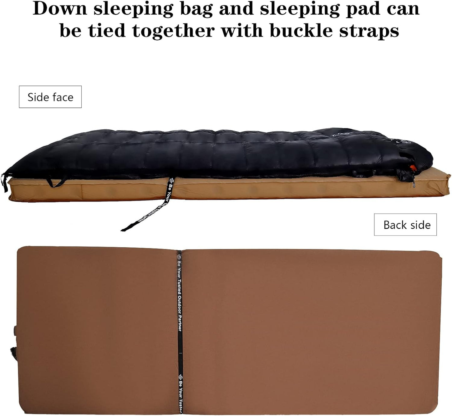 -10°F 0°F 10°F 15°F Down Sleeping Bag for Adults,800/650 Fill Power,Ultralight Wearable 4 Season Cold Weather Rectangle Sleeping Bag for Camping Hiking,Can be Used as a Down Blanket or Cloak