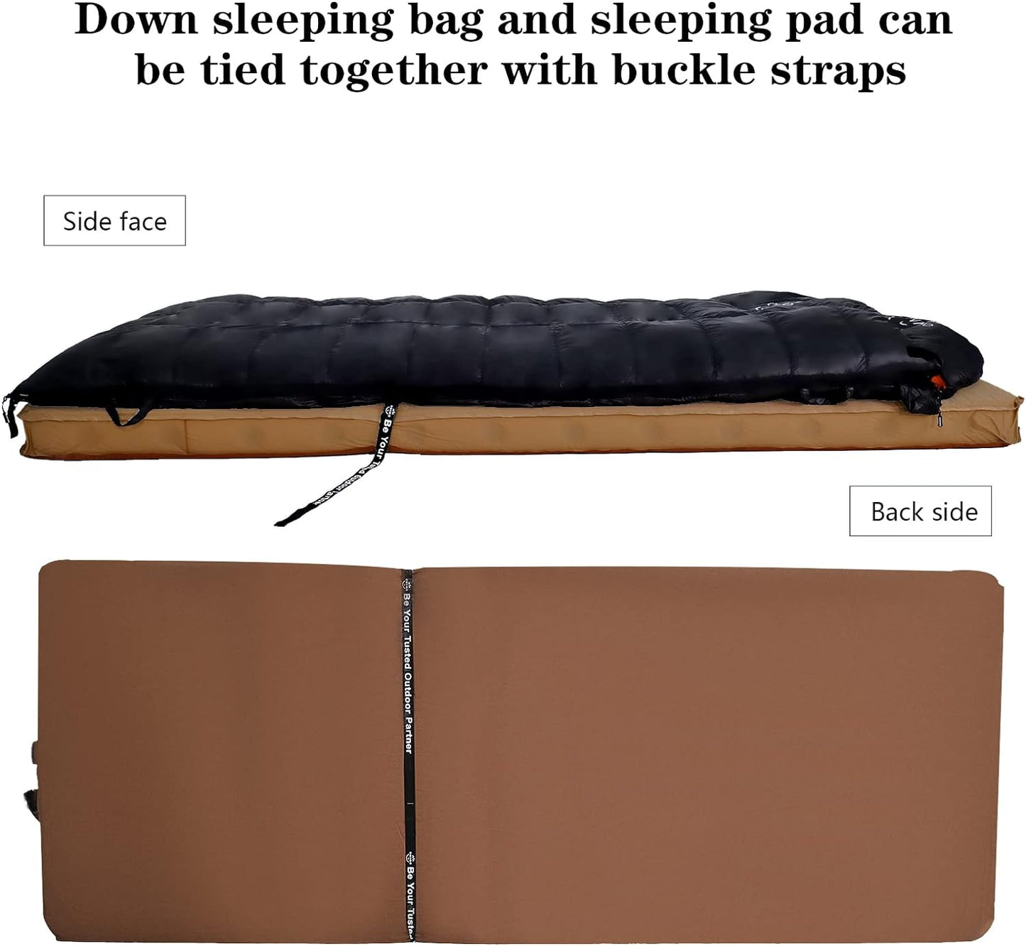 -10°F 0°F 10°F 15°F Down Sleeping Bag for Adults,800/650 Fill Power,Ultralight Wearable 4 Season Cold Weather Rectangle Sleeping Bag for Camping Hiking,Can be Used as a Down Blanket or Cloak