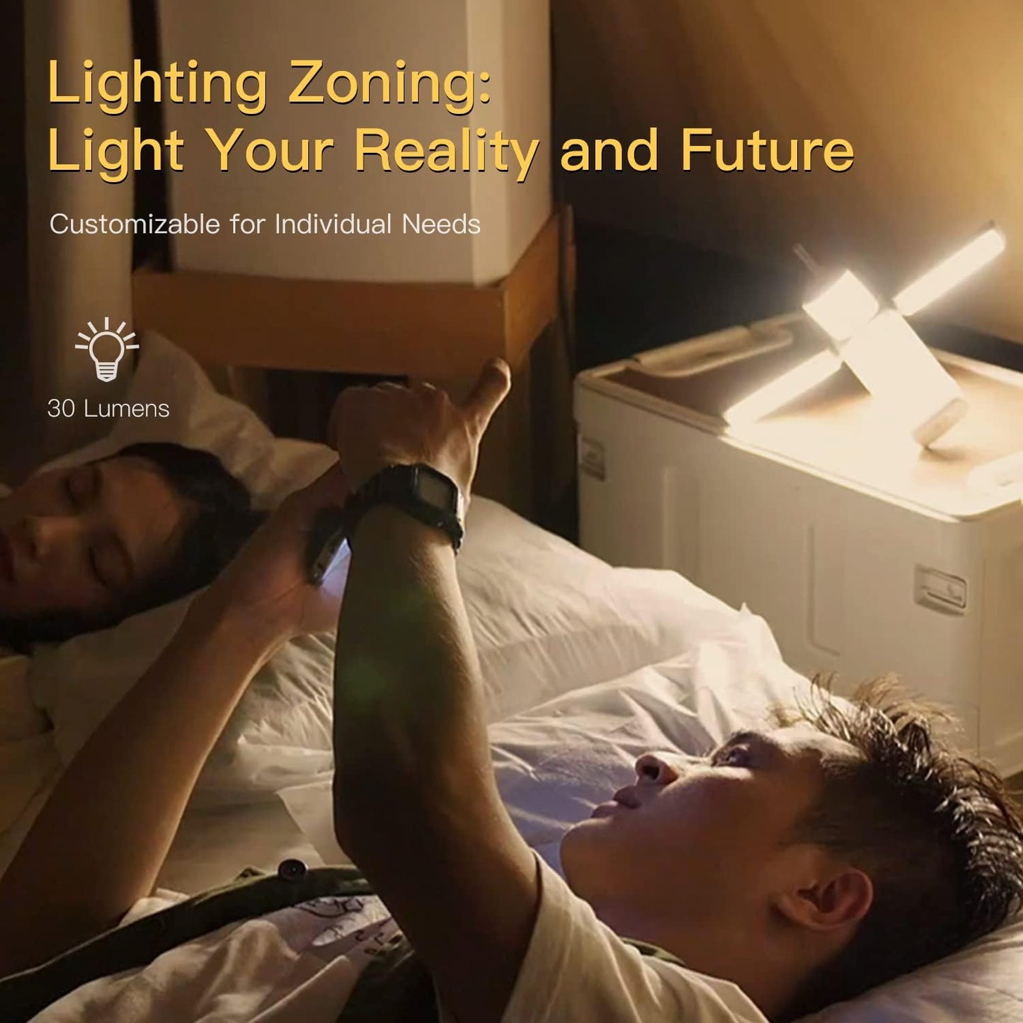 KLARUS CL2 Rechargeable Camping Lantern, 750LM 7 Light Modes Waterproof Foldable Tent Light with Power Supply for Emergency, Camping, Beach, Travel, Power Outages