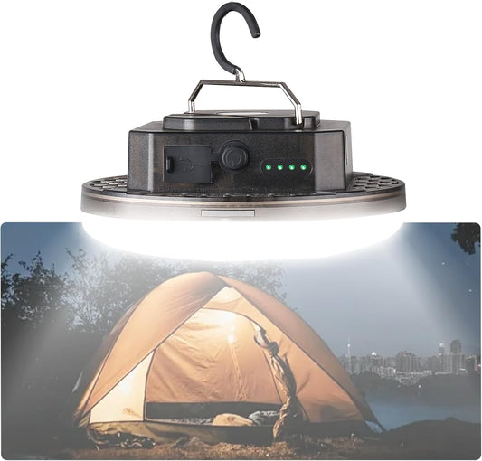 12000mAh 4000LM Camping Lights 3 Lighting Modes Bright Rechargeable LED Lamp 40W Hanging Tent Lights IPX5 Waterproof,Magnet,Power Failure Emergency Survival Kits & Christmas Day Gift