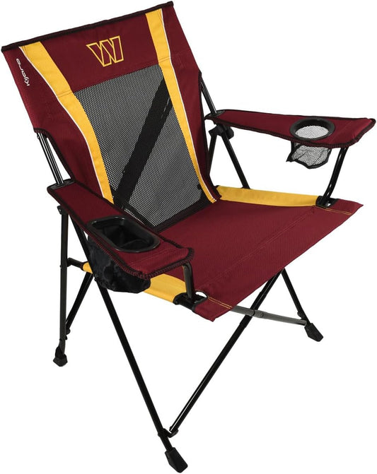 Kijaro Sports Fan Folding Chair, 26" L x 35.5" W x 37" H, Washington Commanders