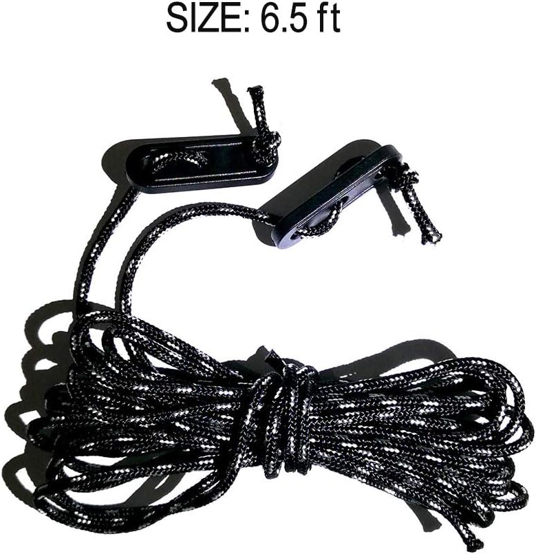 12 Pack Replacement 6.5ft Tethers and Aluminum Metal Stakes Tie Down Rope Strings Halloween Christmas Xmas Blow Up Inflatable Spikes Outdoor Holiday Yard Garden Lawn Decoration Camping Tent