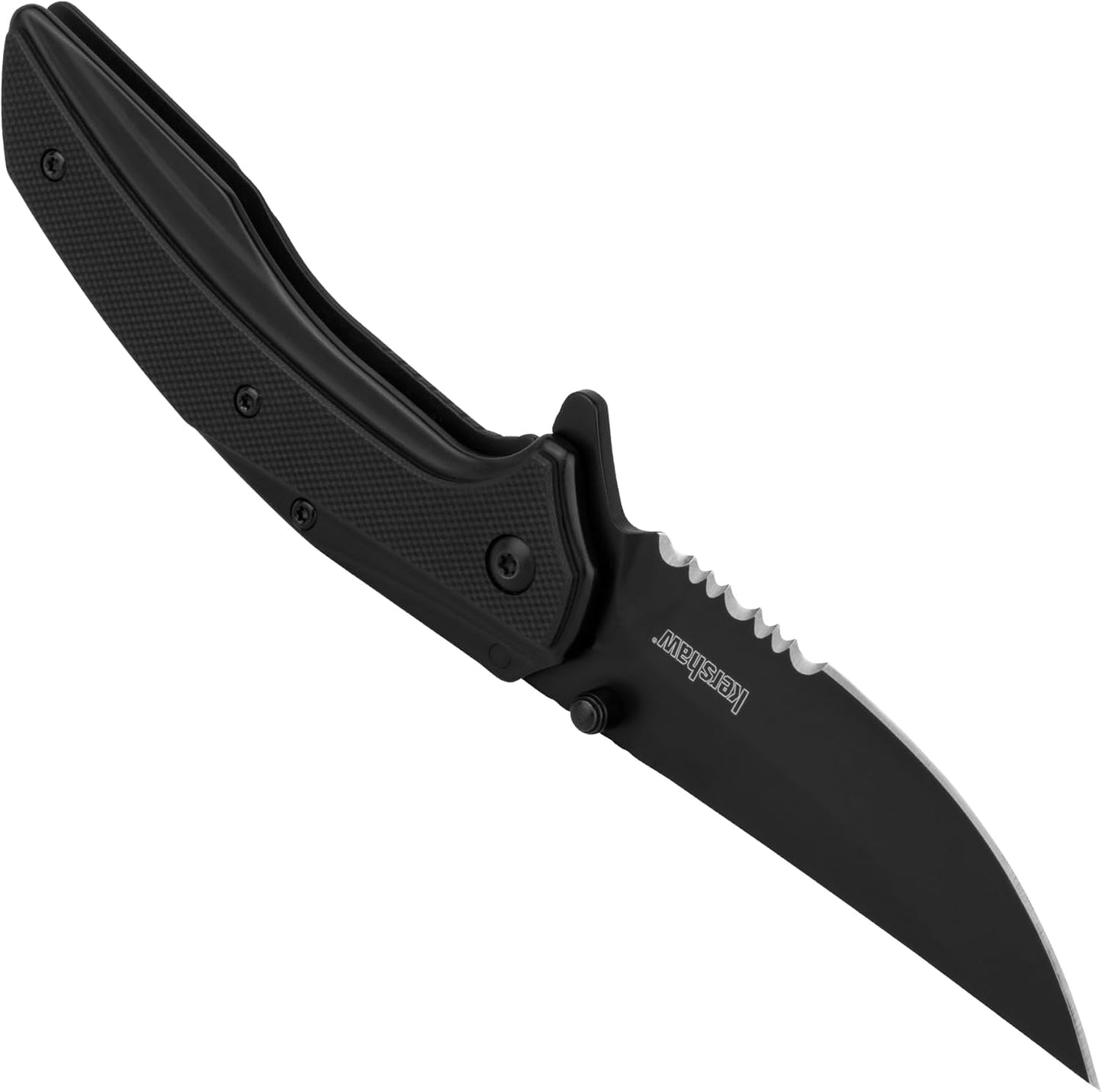 Kershaw Olive Outright Folding Pocket Knife, 3 inch 8Cr13MoV Stainless Steel Blade, Pocketclip