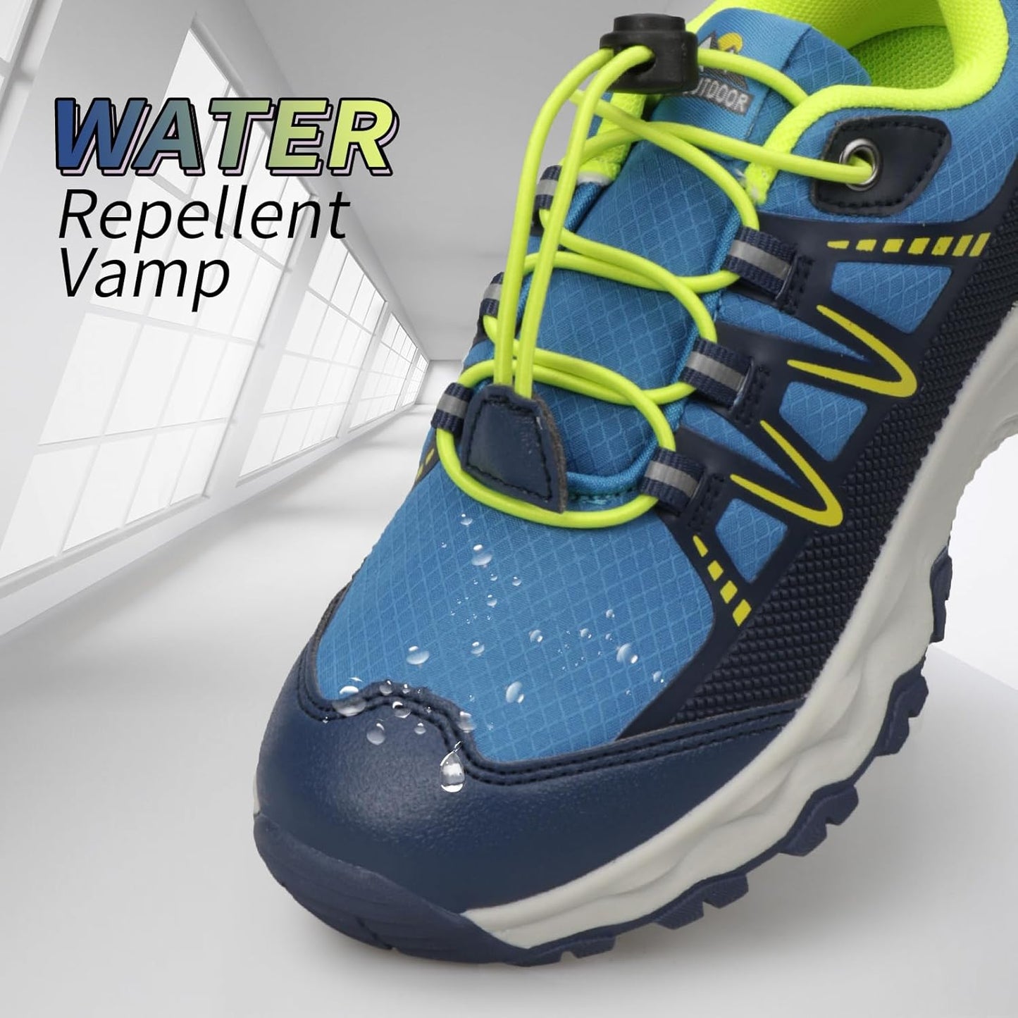 Kids Boys Girls Running Shoes Waterproof Non-Slip Breathable Low-Top Outdoor Hiking Walking Sneakers (Little/Big Kids)