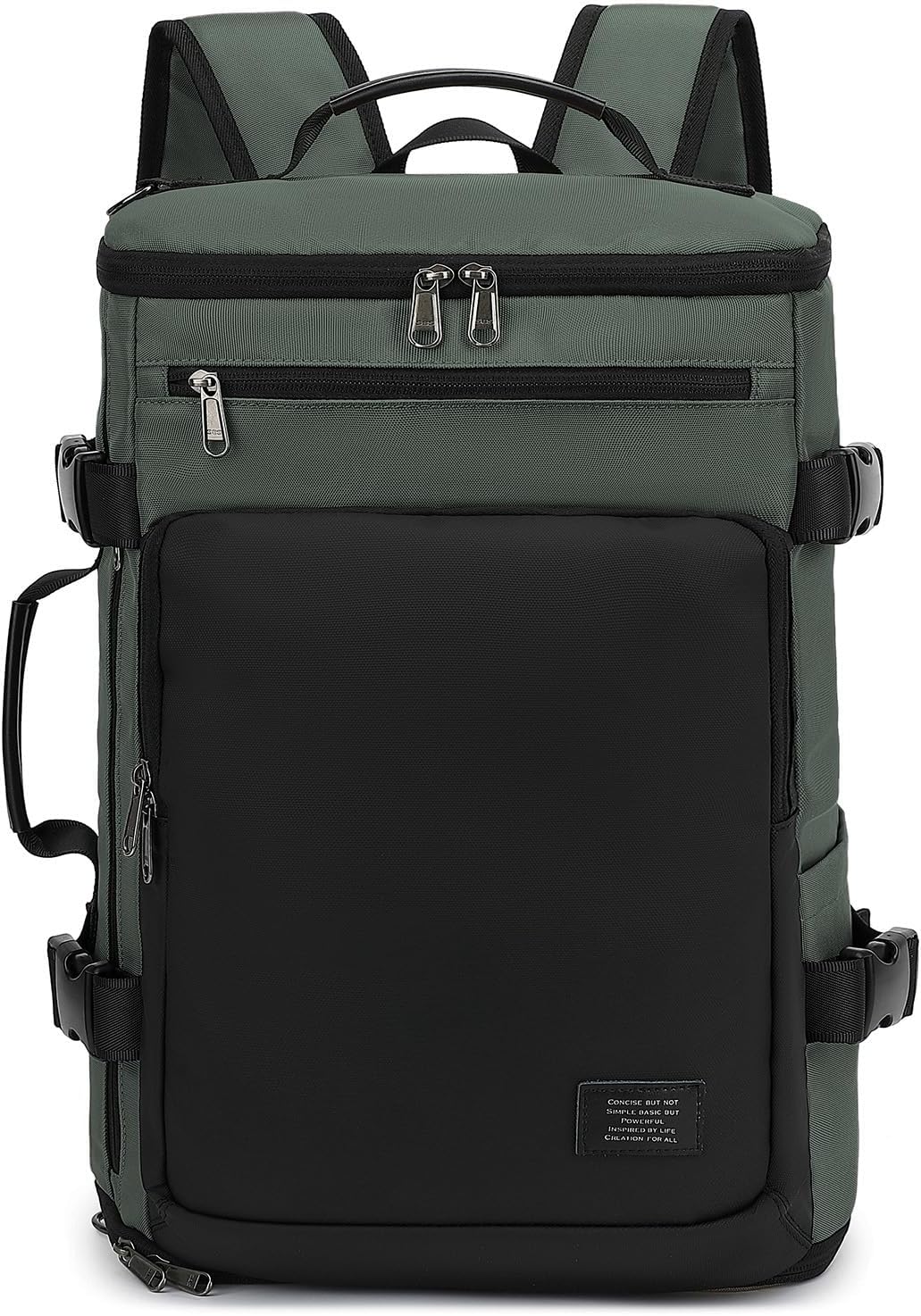 Kalesi Gym Duffle Bag Backpack 4-Way Waterproof with Shoes Compartment for travel Sport Hiking laptop Business-grey