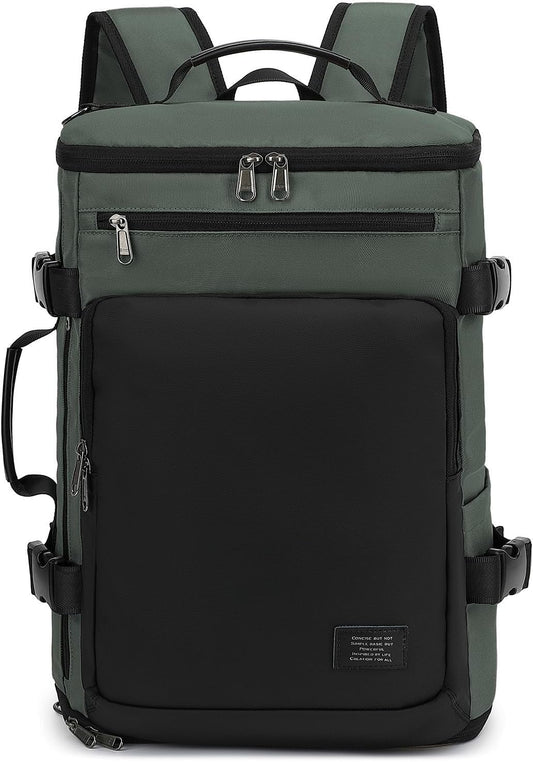 Kalesi Gym Duffle Bag Backpack 4-Way Waterproof with Shoes Compartment for travel Sport Hiking laptop Business-grey