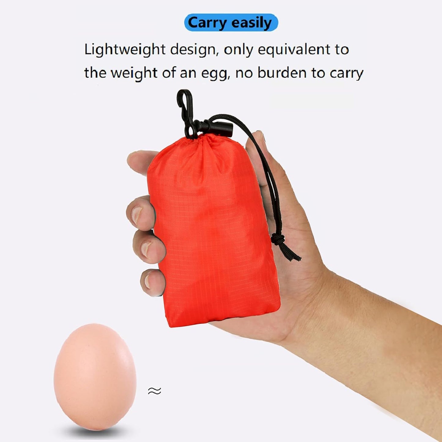 16L Lightweight Foldable Hiking-Backpack Small Packable-Daypack For Travel,Ultralight Water-Resistant Gym Bag Men Women Easy Carry-on (Red)