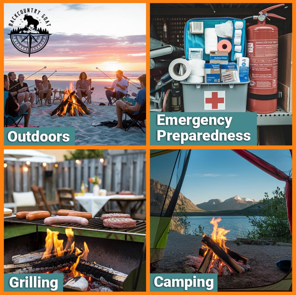 100% Waterproof Fire Plugs Fire Starters (50 Pack), BBQs, Smokers, Fire Pits, Fireplaces | Natural, Easy to Light, Emergency Ready