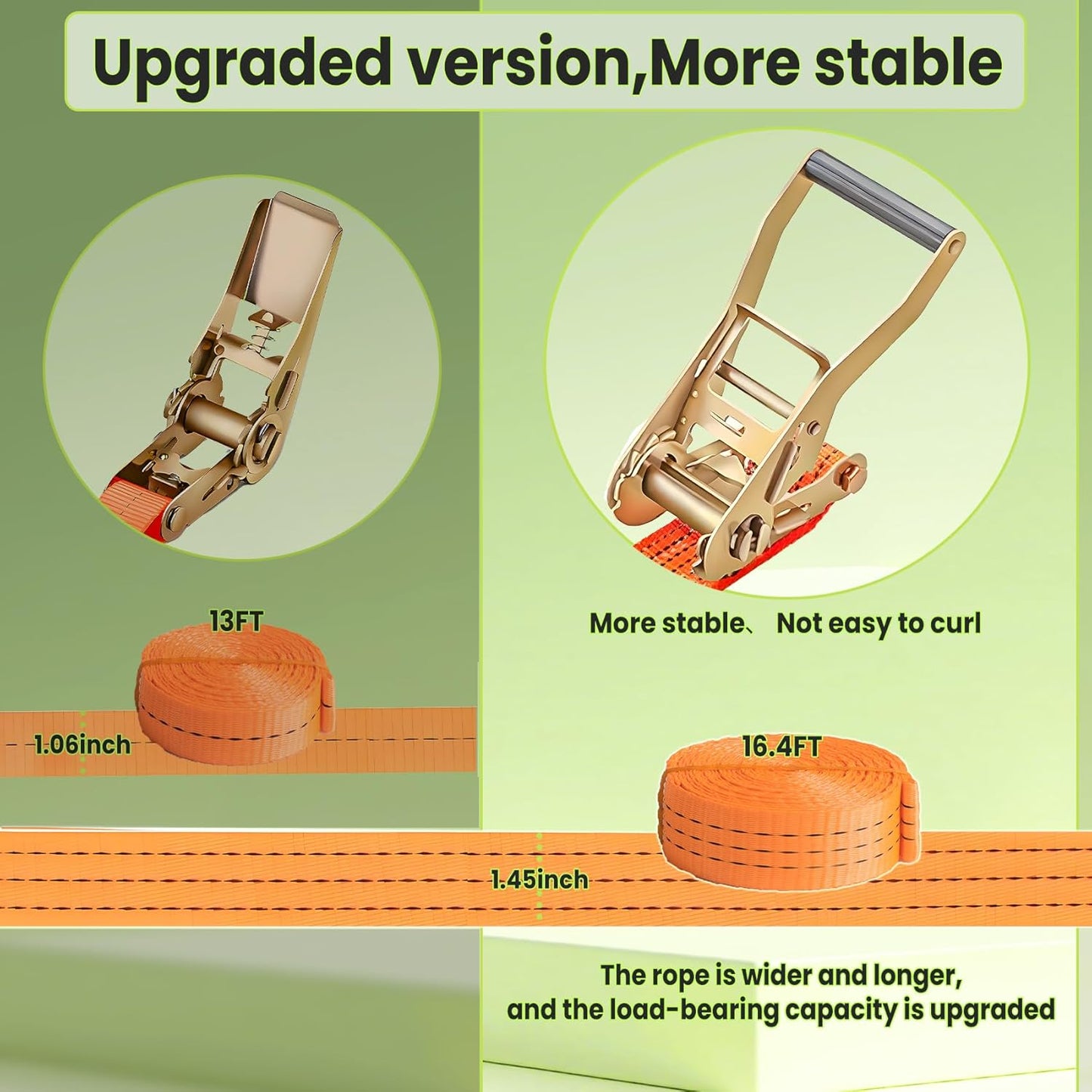 10ft Triangle Hammock Tent for Camping - Extra Large 1101lb Capacity, w/Ratchet Straps & Storage-Green