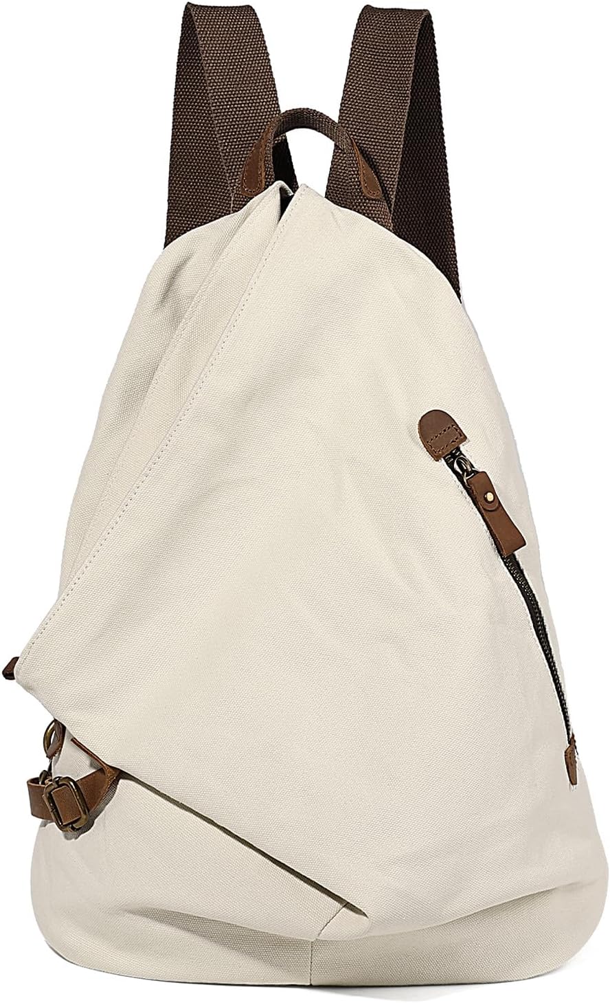 KL928 Canvas Vintage Backpack – Large Casual Daypack Outdoor Travel Rucksack Hiking Backpacks for Men Women