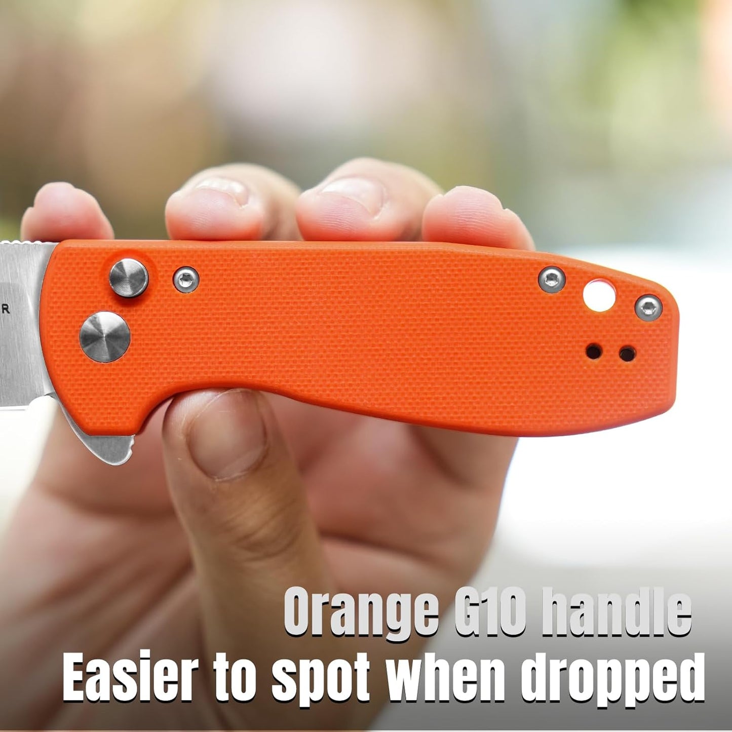 Kizer Amicus Pocket Knife, 2.95” Satin Nitro V Steel Blade Small EDC Knife, G10 Handle Pocket Folding Knife with Reversible Deep Carry Clip, Camping Hunting Pocket Knives for Men Women Gift L3002A4