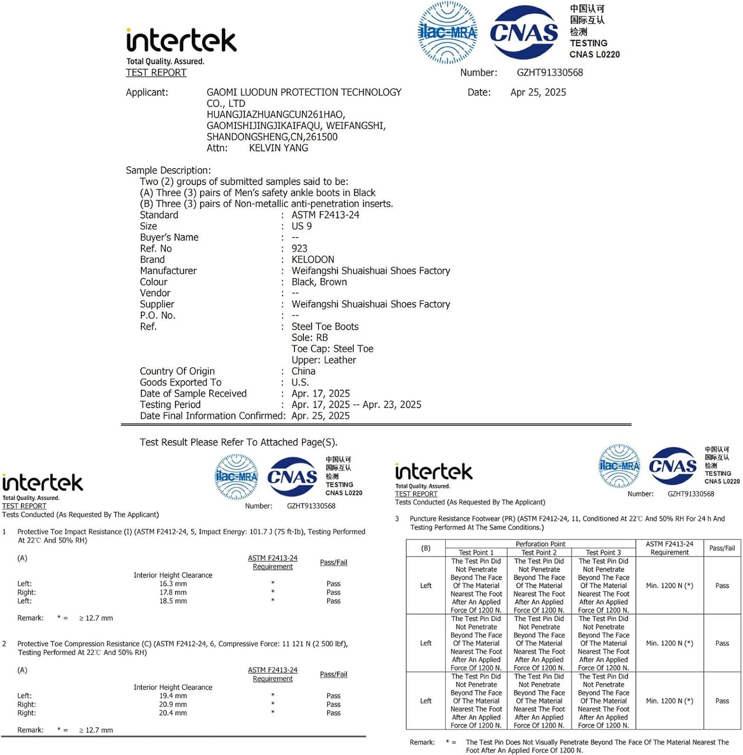 KELODON Waterproof Steel Toe Boots For Men-6" Leather Moc Toe Work Boots Mens Steel Toe Shoes Indestructible Non Slip Resistant Construction Safety Boot