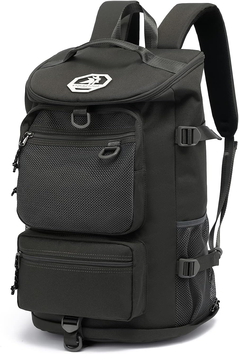 Kalesi Gym Duffle Bag Backpack 4-Way Waterproof with Shoes Compartment for travel Sport Hiking laptop (gray)