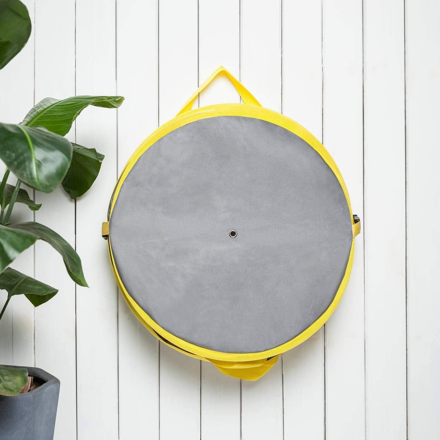 Jardineer Collapsible Trash Can for Camping Parties, Reusable Yard Waste Bags, Pop Up Garden Bag with a Drainage Hole(30 Gallon)